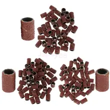 150 шт 80/120/180 дюймов Электрическая дрель для ногтей шлифовальный ленточный бумажный станок Сменные биты педикюрные инструменты Наборы