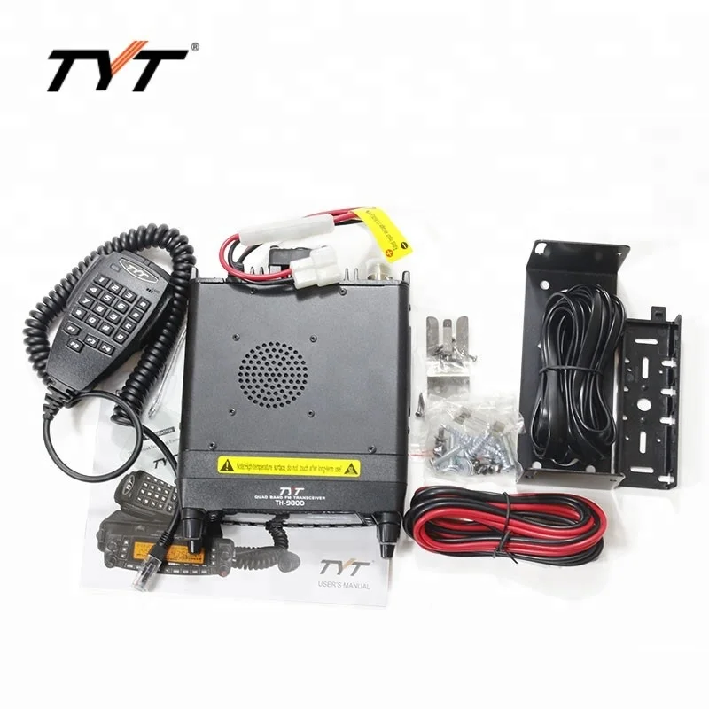 HOTTEST TYT TH 9800 long distance car radio mobile walkie talkie 100KM Coverage VV VU UU 5