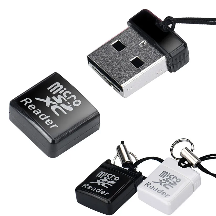 

Binmer White MINI Super Speed USB 2.0 Micro SD/SDXC TF Card Reader Adapter Nov 16