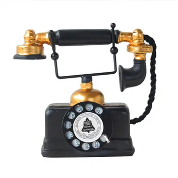 

Retro Making-replica Telephone Sets Colophony Crafts Creative Home Furnishing Articles Photography Props G1989