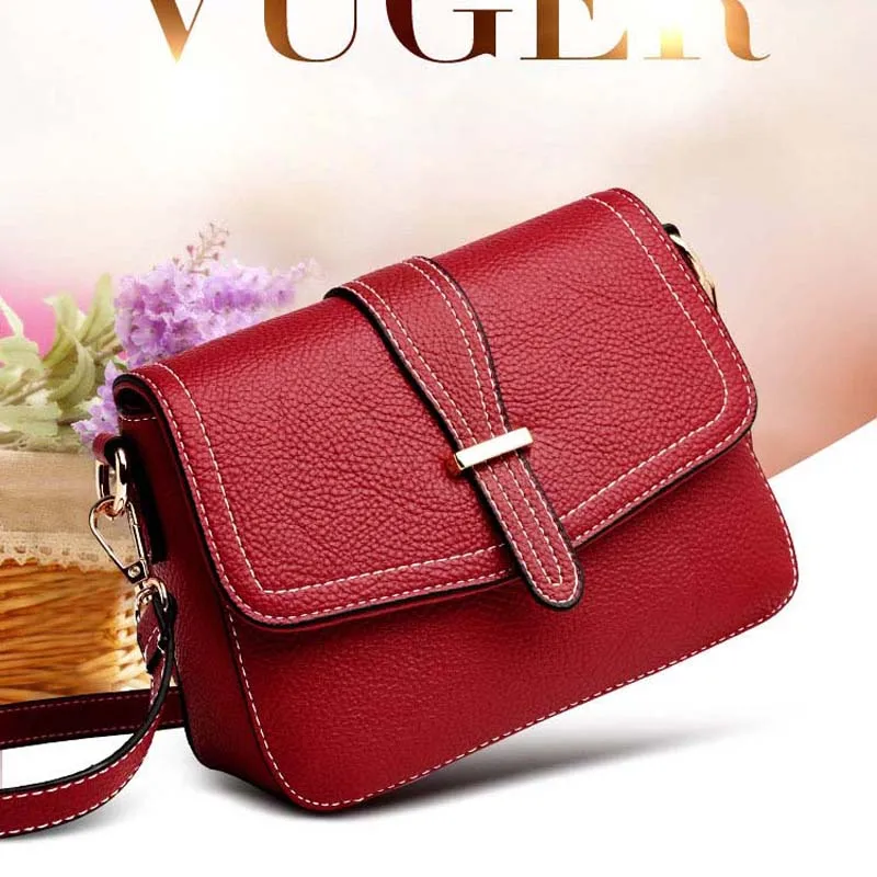 حقيبة ساع للنساء حقيبة يد صغيرة جلد طبيعي الكتف crossbody أكياس الإناث عالية الجودة مساء الأعلى مقبض حقيبة