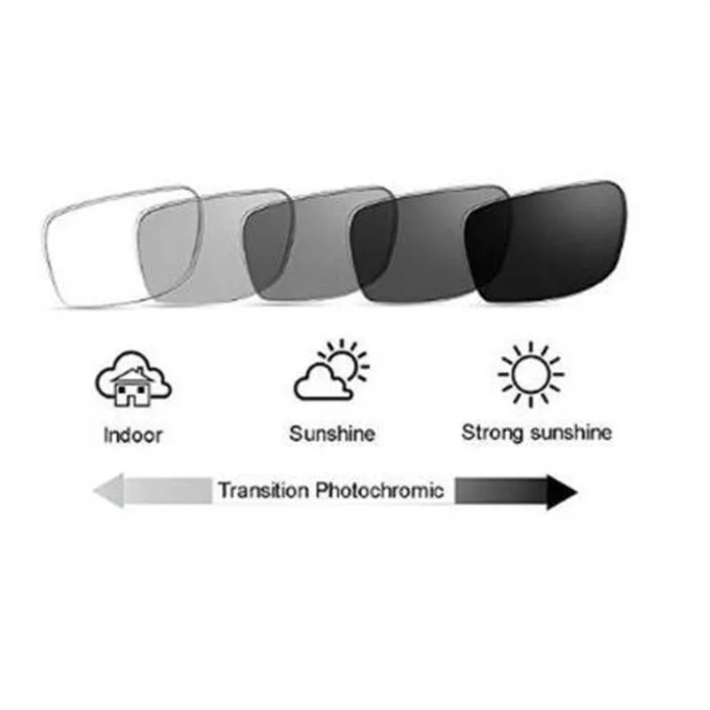 Fashion photochromic Polarized Square Frame glasses Men Women Chameleon Anti-glare Change Color Lens Anti-blue light Glasses