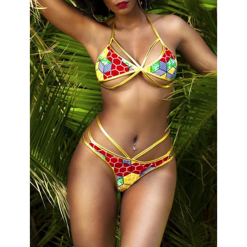 

WackDaria sexy women swimsuit swimwear bikini set brazilian india style maillot de bian femma swimming summer biquini suit