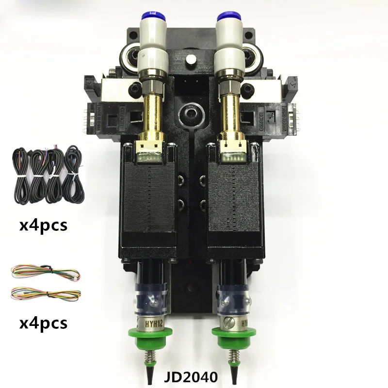 JD2040 SMT DIY монтажный разъем Nema8 полый вал шаговый для палочки место двойной головкой