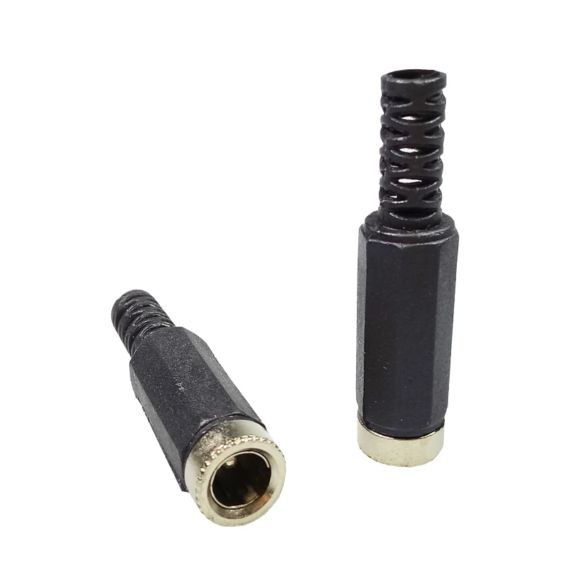 

5pcs DC power connector soldering 5.5x2.1mm Female DC jack adapter DC cable terminal DC power plug&jack