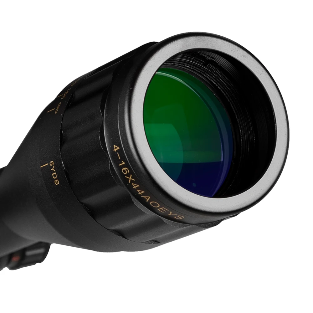 4-16x44 التكتيكية البصرية عبر البصر الأخضر الأحمر مضيئة بندقية Riflescope بندقية صيد نطاق قناص الادسنس مسدسات الهواء