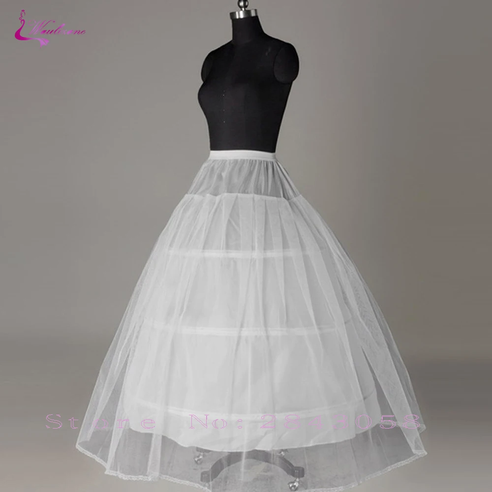 Waulizane, 3 кольца, нормальное бальное платье, свадебная Нижняя юбка, свадебный обруч, кринолин, юбка для выпускного вечера, нарядная юбка