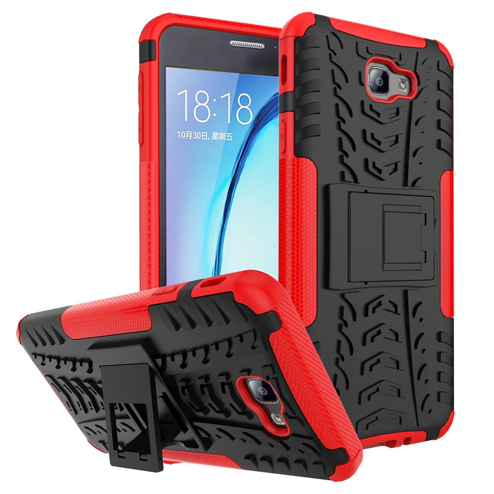 

For Samsung Galaxy J7 Prime SM-G610F Tough Impact Case Heavy Armor Hybrid Anti-knock TPU Silicon Hard Back Cover For On7 2016