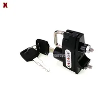 

For YAMAHA XJR400 1993-2012/ XJ6 2009-2013 Motorcycle Accessories Helmet Lock Brake Handlebar Bar Clamp Black/Blue/Red