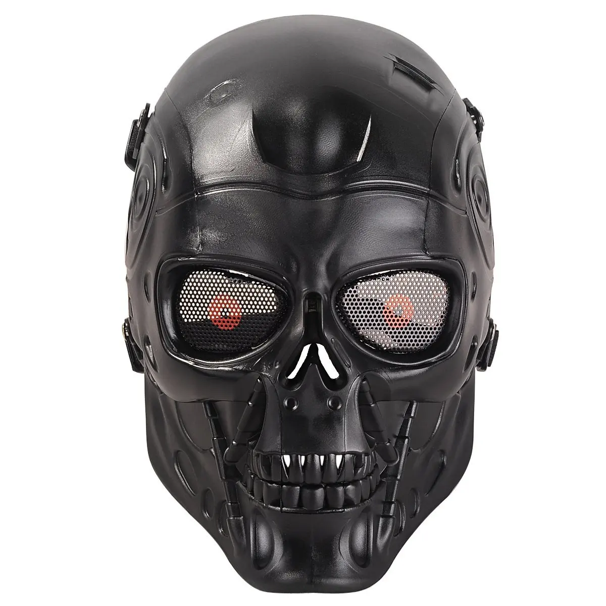 Terminator Full Face Mask Paintball Airsoft Wire Mesh Templar Fabric