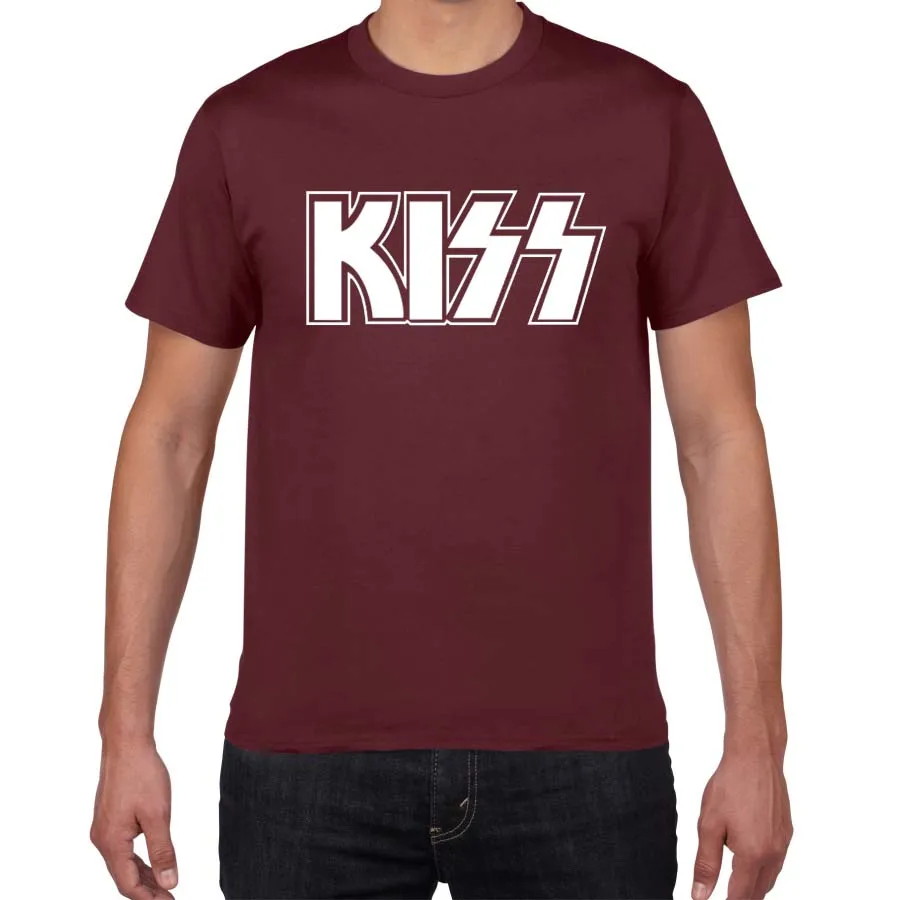 Новая футболка Kiss End of The Road Tour, Мужская футболка размера плюс, рок-группа, Мужская футболка, хлопок, Повседневная футболка, Мужская Уличная одежда, топы