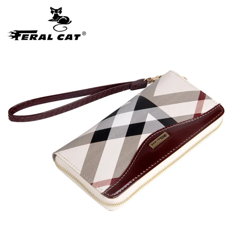 FERAL CAT Women Wallet Female Long Clutch Lady Walet Portomonee Rfid Luxury Brand Money Bag Magic Zipper Coin Purse FERAL CAT Women Wallet Female Long Clutch Lady Walet Portomonee Rfid Luxury Brand Money Bag Magic Zipper Coin Purse
