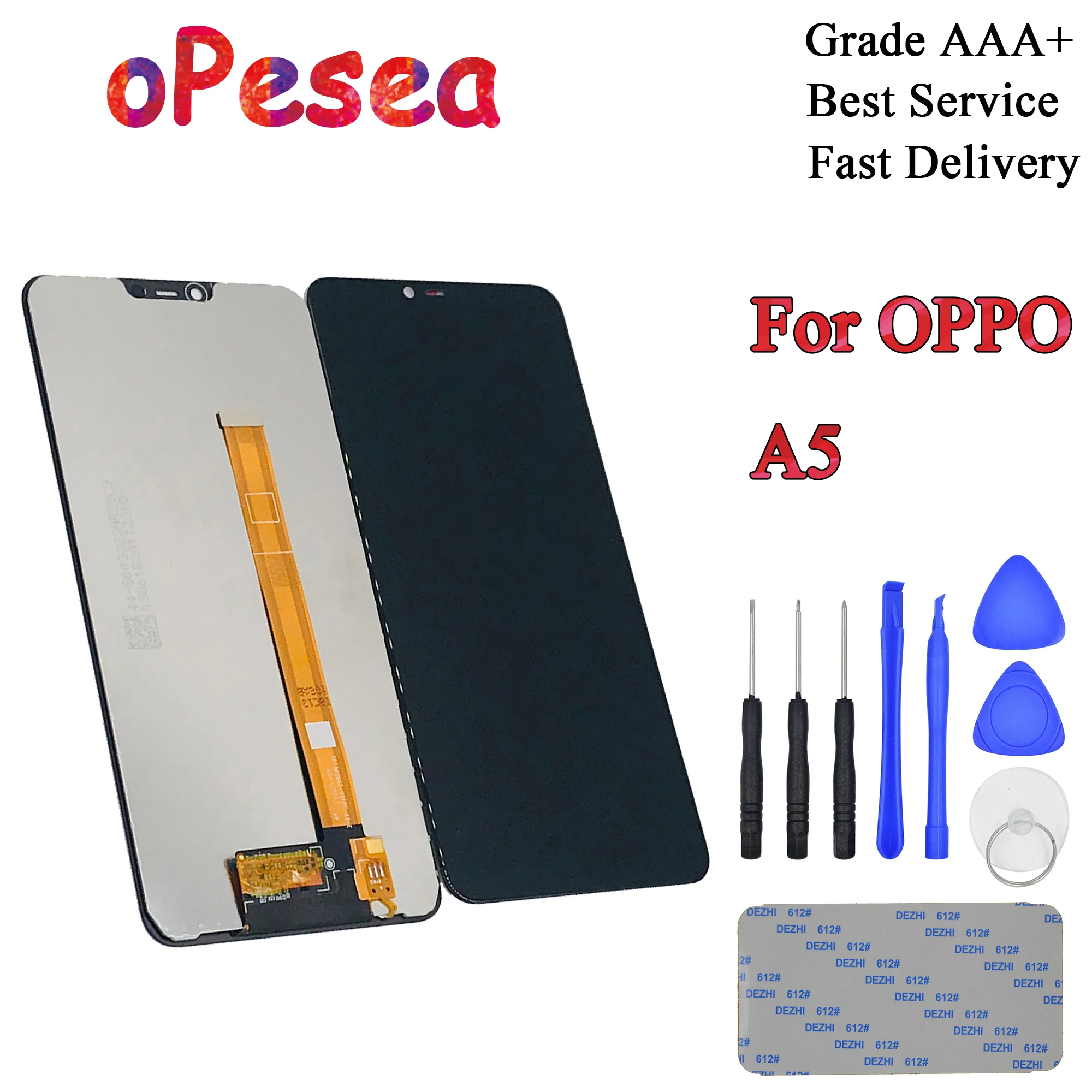 OPesea 6 2 ''для OPPO A5 ЖК дисплей панель сенсорный экран дигитайзер сборка для A3S CPH1803