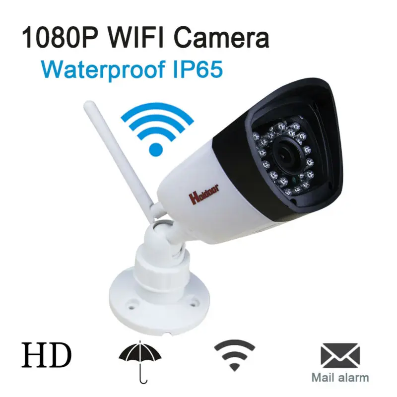 

WIFI 1080P 2.0MP HD Bullet IP Camera Waterproof IP65 24 LED IR Night Vision Mini Home Security Camera ONVIF 2.0.4 P2P CCTV Cam