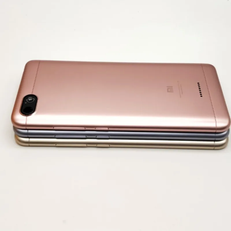 Для Xiaomi Redmi 6A задняя крышка батарейного отсека Корпус Пластик PC задняя Батарейная дверь+ стекло для камеры+ Боковая клавиша запасные части