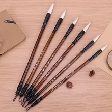 3 шт. ручка для каллиграфии шерстяная и ласка для волос Китайская каллиграфия кисти ручка офисные канцелярские принадлежности художественные ручки школьные принадлежности