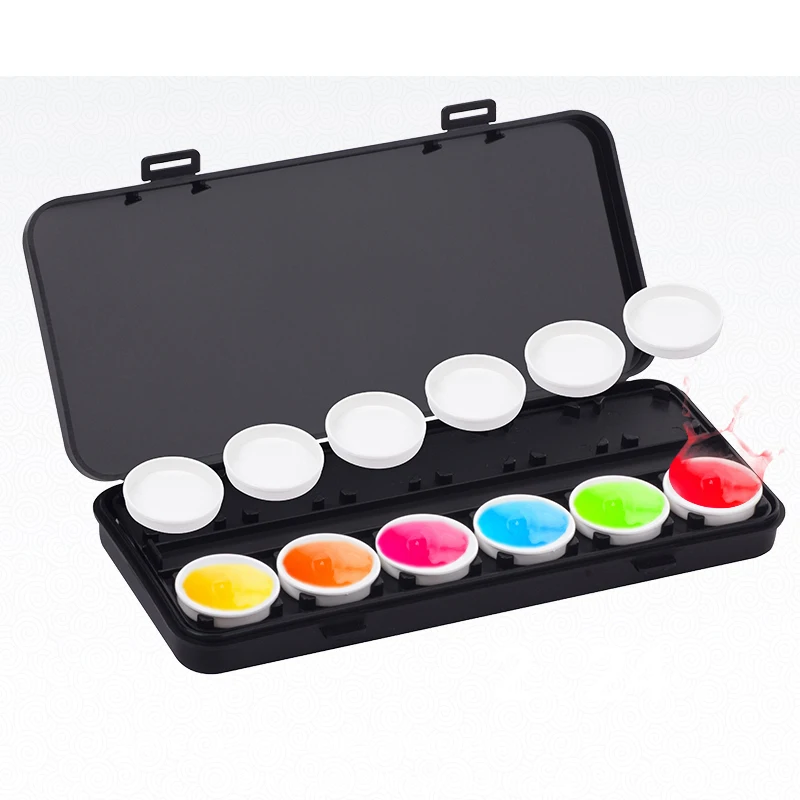 Beauty Girl Nail Art Palette Cosmetic Mixing Palette Set Ring Manicure