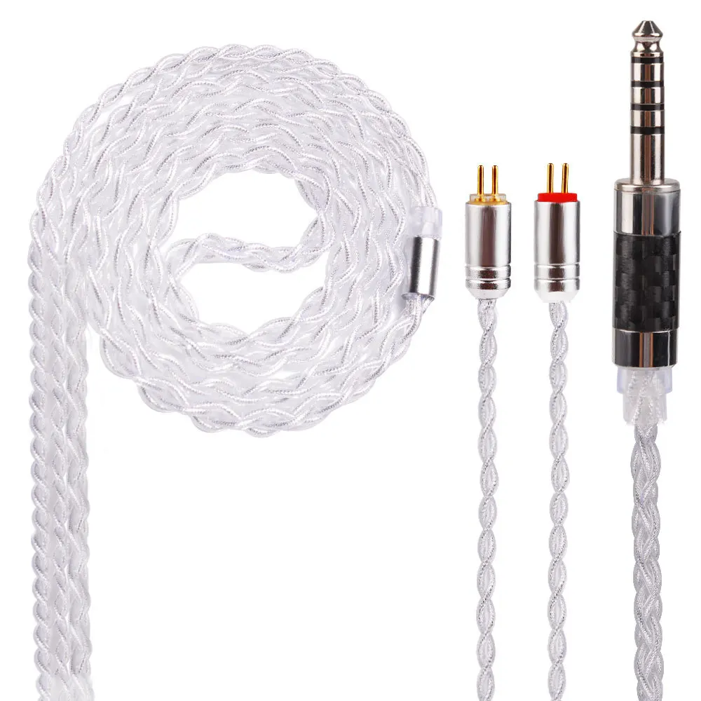 4 акции MMCX кабель для Shure SE215 SE535 0 78 мм 2 pin KZ ZS10 Знч ZAR sony 3 5 Баланс Сменные