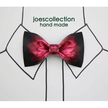 Европейский модный галстук-бабочка для мужчин, Красный Цветочный бутик, роскошная бабочка, классический галстук на шею для свадебной вечеринки, платье, рубашка, аксессуары