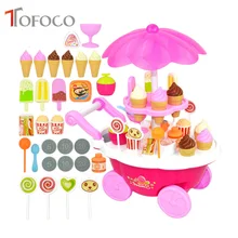 Tofoco конфеты мороженое автомобиль Вспышка Мультфильм Еда торт корзину Игрушечные лошадки Пластик 3D Puzzle Наборы игрушка Наборы для ухода за кожей для Обувь для девочек обувь для мальчиков розовый/желтый