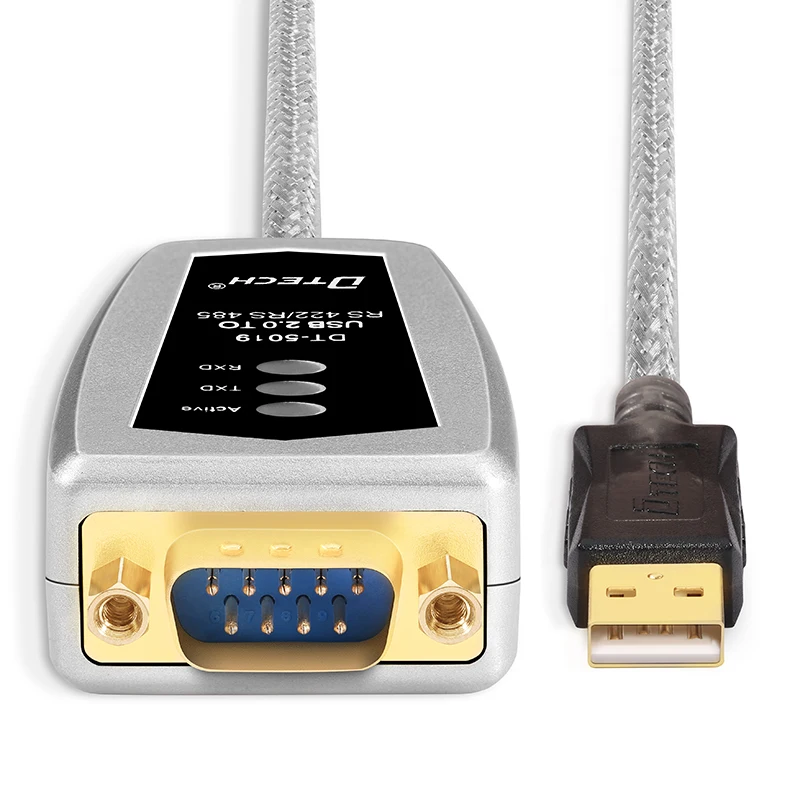 Новый промышленный кабель переходник с USB 2 0 на RS485 RS422 защитой от перенапряжения