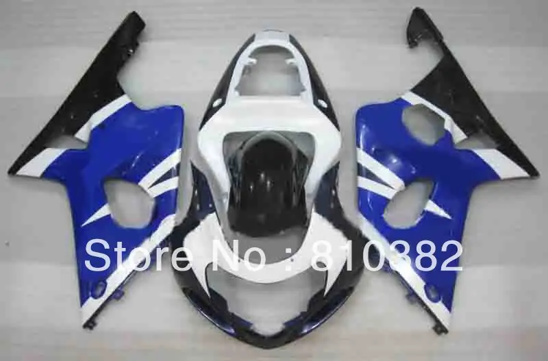 HOT!!Fairing kit for GSXR1000 00 01 02 GSXR 1000 GSX-R1000 K2 2000 2001 2002 BLUE WHITE black Fairings set SQ90 | Автомобили и