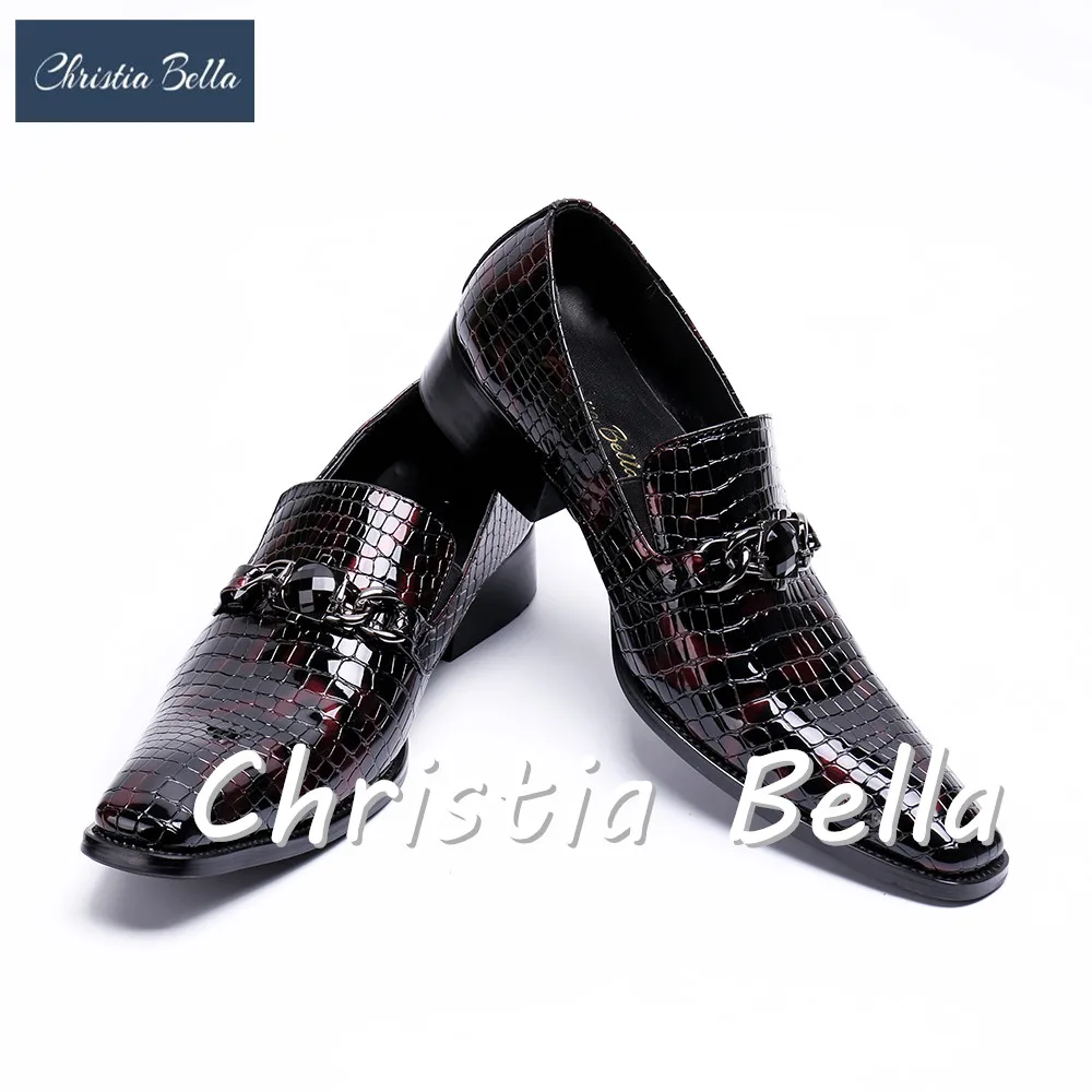 Casamento colorido À Multi Se Sexy De Bella Noite Sapatos Toe Plus Squer Homens Couro Penteado Christia Size Festa Handmade Genuíno 47 Vestem gq1BWwq6p