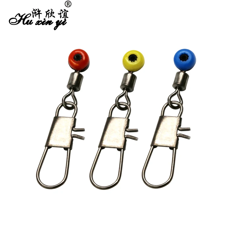 HXY PCS100 Small style plastic head swivel with interlock snap fishing