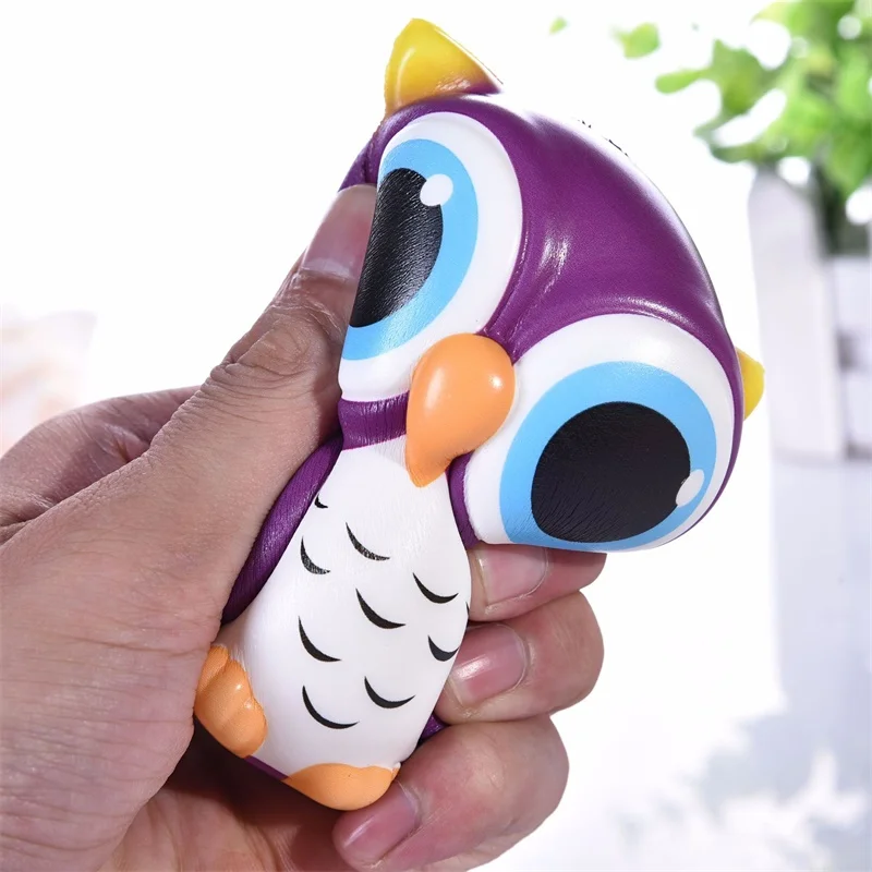 Антистресс Squishy Новинка кляп игрушки Jumbo Fun Squish сова торт сюрприз снятие стресса игрушки для детей милые для сжимания медленно