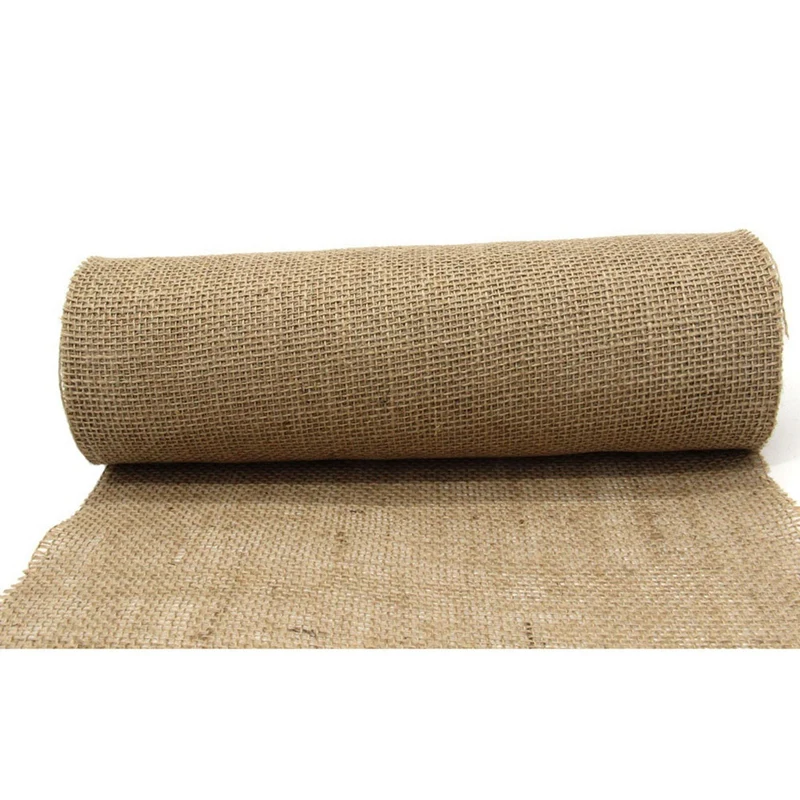 10 м x 35 см Hessian Мешковина ленты деревенский свадебный пояс для Diy ремесла дома Свадебные украшения
