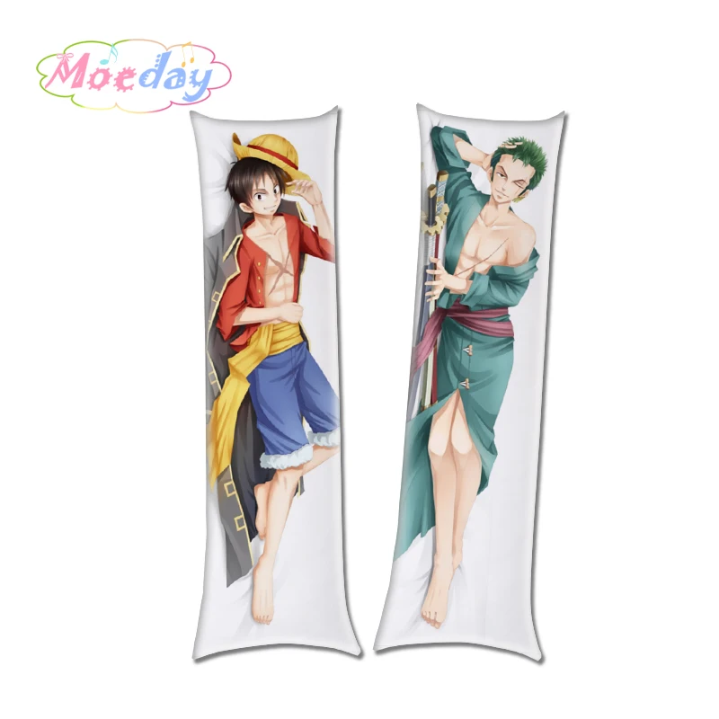 One Piece Luffy Law Sanji Zoro Dakimakura Body Pillowcase Cushion Case