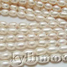 5 страз 10x8 мм рисовый жемчуг 15,5''