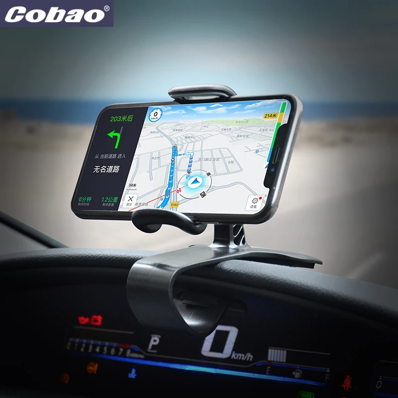 

Cobao Dashboard Car Phone Holder for iPhone X Adjustable Clip Mount Holder Mobile Phone Holder Stand for Samsung Phone Support