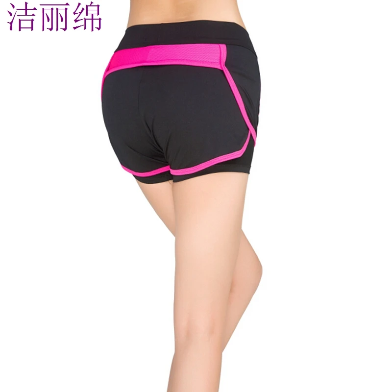 Женские спортивные шорты для бега, быстросохнущие, летние, скоростные, сухие, тренировочные, для бега, фитнеса, обслуживания, номера, марафон, Южно-корейские женские