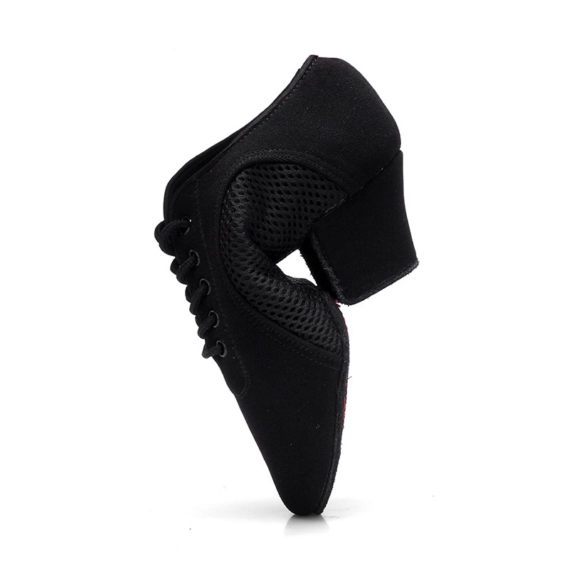 

2019 Women's Oxford Cloth Netting Latin Dance Shoes Ballroom Dancing Shoes Soft Sole Sailor Dance Shoes Adult Practice Dance