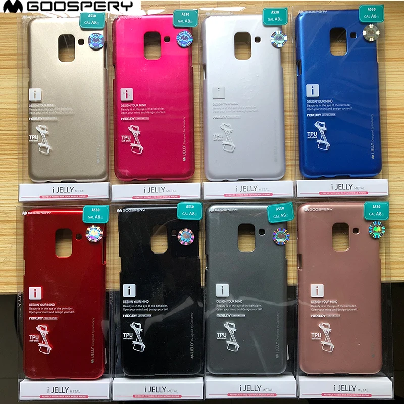 

Genuine MERCURY GOOSPERY i-Jelly Slim Fit Thin TPU Bumper Case Cover Skin For Samsung Galaxy A8 2018 A8 PLUS 2018