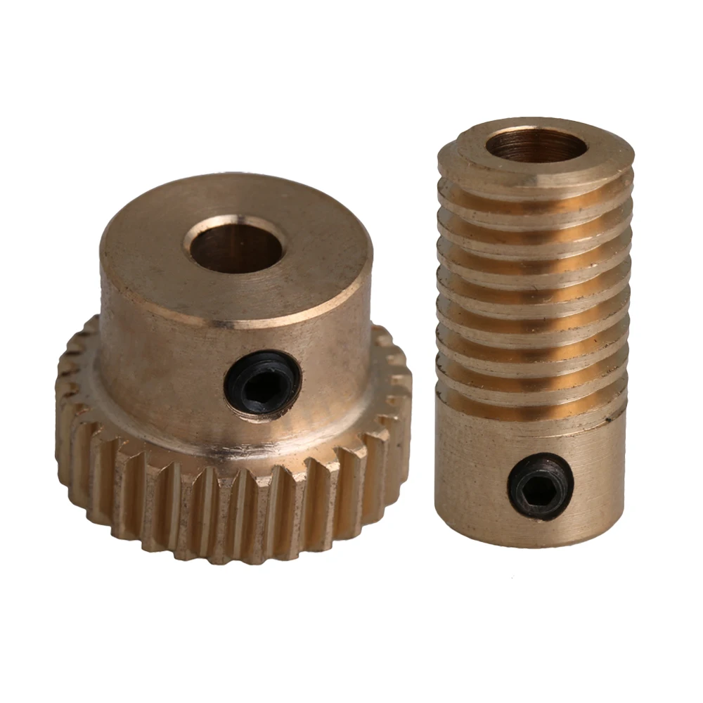 Buy CNBTR 0.5 Modulus Brass Worm Gear Wheel & 5mm Hole