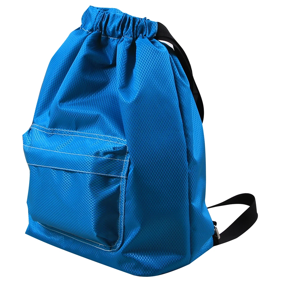 Рюкзак на шнурке водонепроницаемый унисекс спортивная сумка для хранения с сухим мокром отделенным отсеком для наружного пляжа плавания