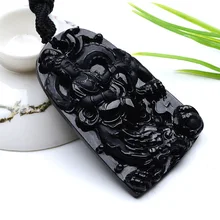 Cuiyu Guanyin Yu длинные чернила Cui яшмовая Гуаньинь кулон езды длинные Гуаньинь, Будда