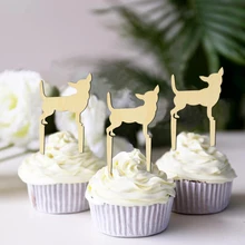 Пользовательские украшения для кексов для домашних животных, украшения для кексов, тортов или украшения для кексов, украшения для собак, украшения на день рождения