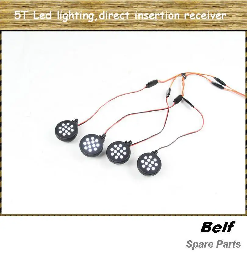 Upgrated parts, 5T Led lighting,direct insertion receiver, with free shippinglighting parts
