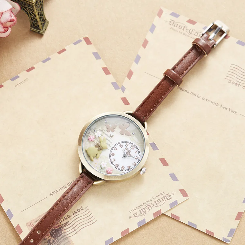 Часы женские наручные с 3d рисунком мисс Кеке глиной|wristwatch women|wristwatch braceletwristwatch kids |