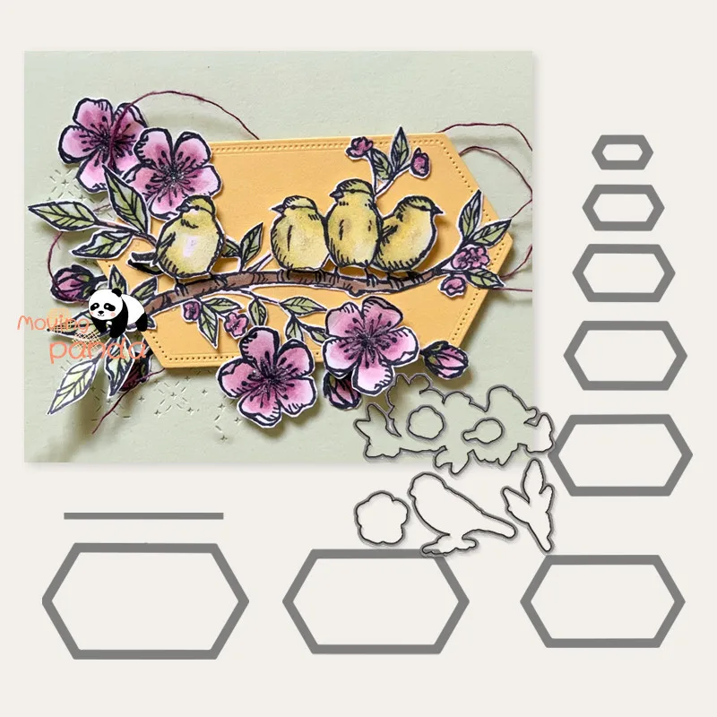 

2019 Free As A Bird wish Clear Stamp and Dies for Scrapbooking Card Album Making Metal Cutting Dies and Stamps Sets
