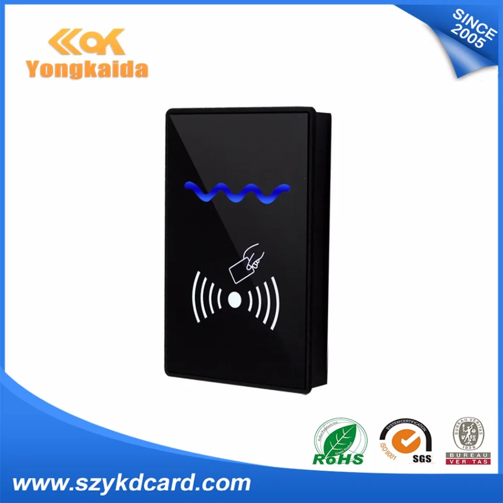 

Lowest price RFID 125khz MF Wiegand 23/34 reader Black boxwireless rfid proximity ID card reader for attendance system
