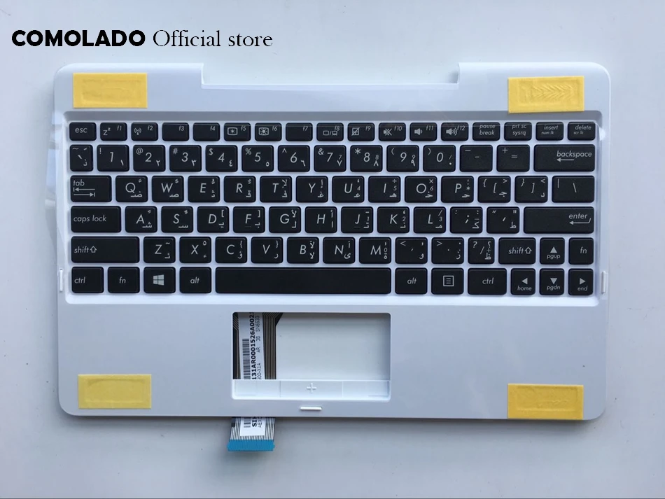 AR Arabic Keyboard for ASUS T100 T100A T100C T100T T100TA T100TAF T100TAL T100TAM T100TAR with Palmrest Upper cover AR Layout AR Arabic Keyboard for ASUS T100 T100A T100C T100T T100TA T100TAF T100TAL T100TAM T100TAR with Palmrest Upper cover AR Layout