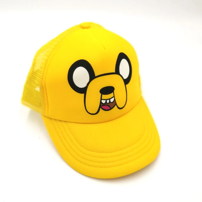 

Casual Baseball Caps Cartoon Adventure Time with Finn and Jake Dog Mesh Adjustable Caps Unisex Men Women for Summer