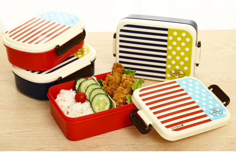 Японский стиль Plasstic суши-еда контейнер для хранения для школы дети компактная для путешествий бенто ланч бокс Китай приготовление еды