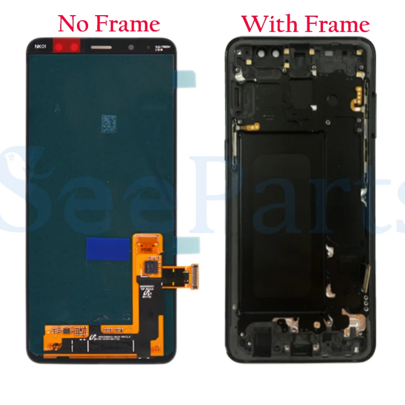 For SAMSUNG GALAXY A8 2018 LCD A530 Display Touch Screen Digitizer Panel Assembly Pantalla Replacement For SAMSUNG A8 2018 LCD (1)