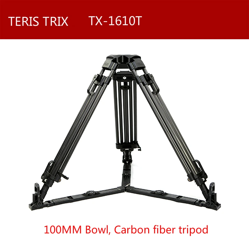 Teris TX 1610T 100 мм штатив из углеродного волокна для видеокамеры TILTA Rig Red Scarlet Epic FS700|tripod