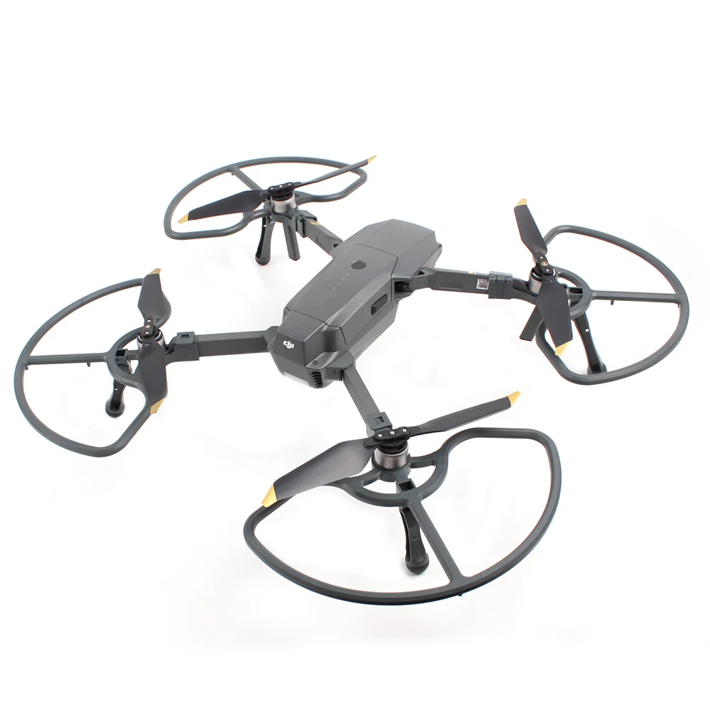 4 шт./лот 2в1 протектор для DJI Mavic Pro, PLATINUM, белый защита пропеллеров+ шасси быстросъемный складной защитный пропеллер